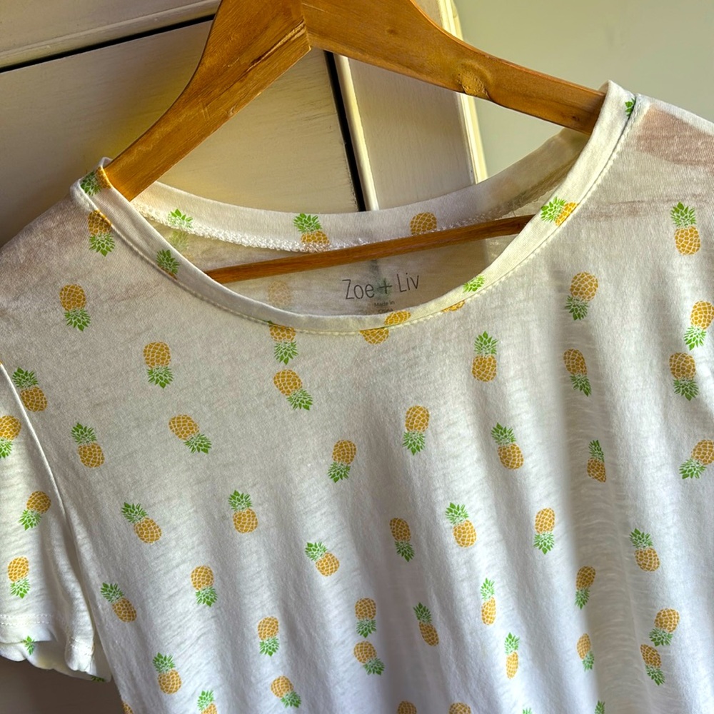 Zoe + Liv Pineapple Tee